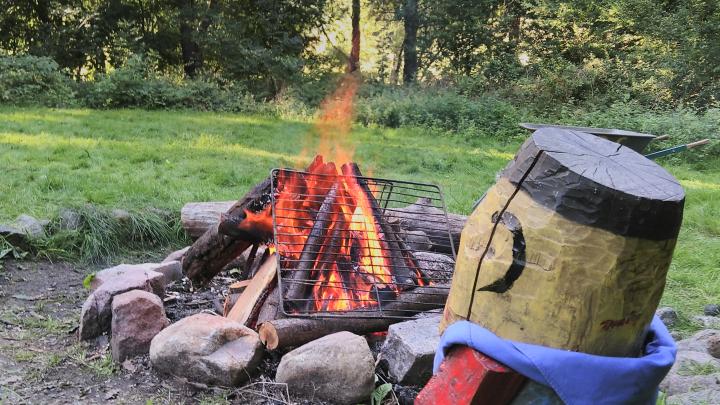 Vores maskot (PRIKen) på Bavnen